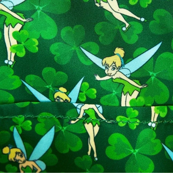 NWT Loungefly Disney Peter Pan Tinker Bell Clover Mini Backpack WEB EXCLUSIVE - Picture 5 of 10